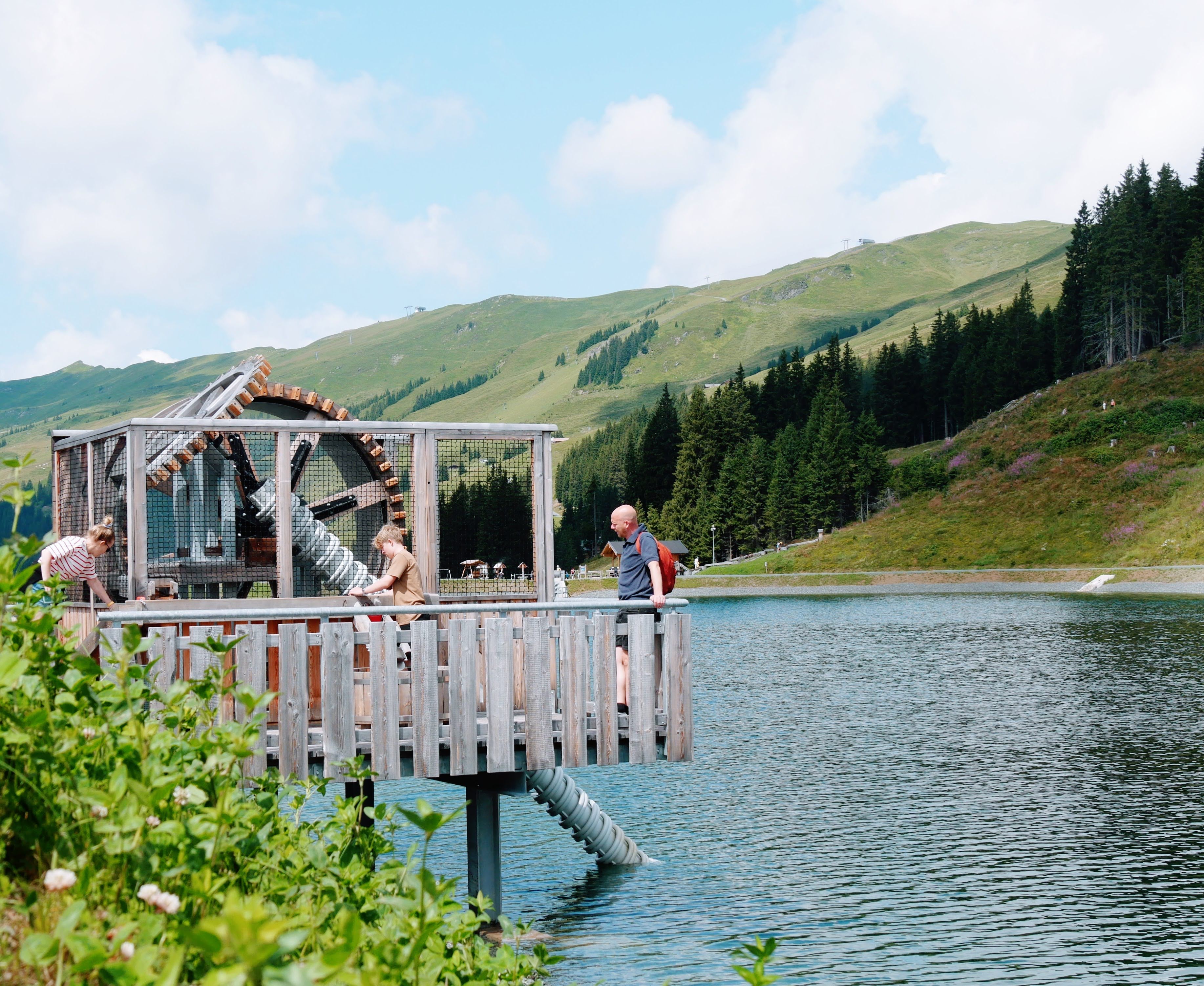 Waterrad in Saalbach Hinterglemm